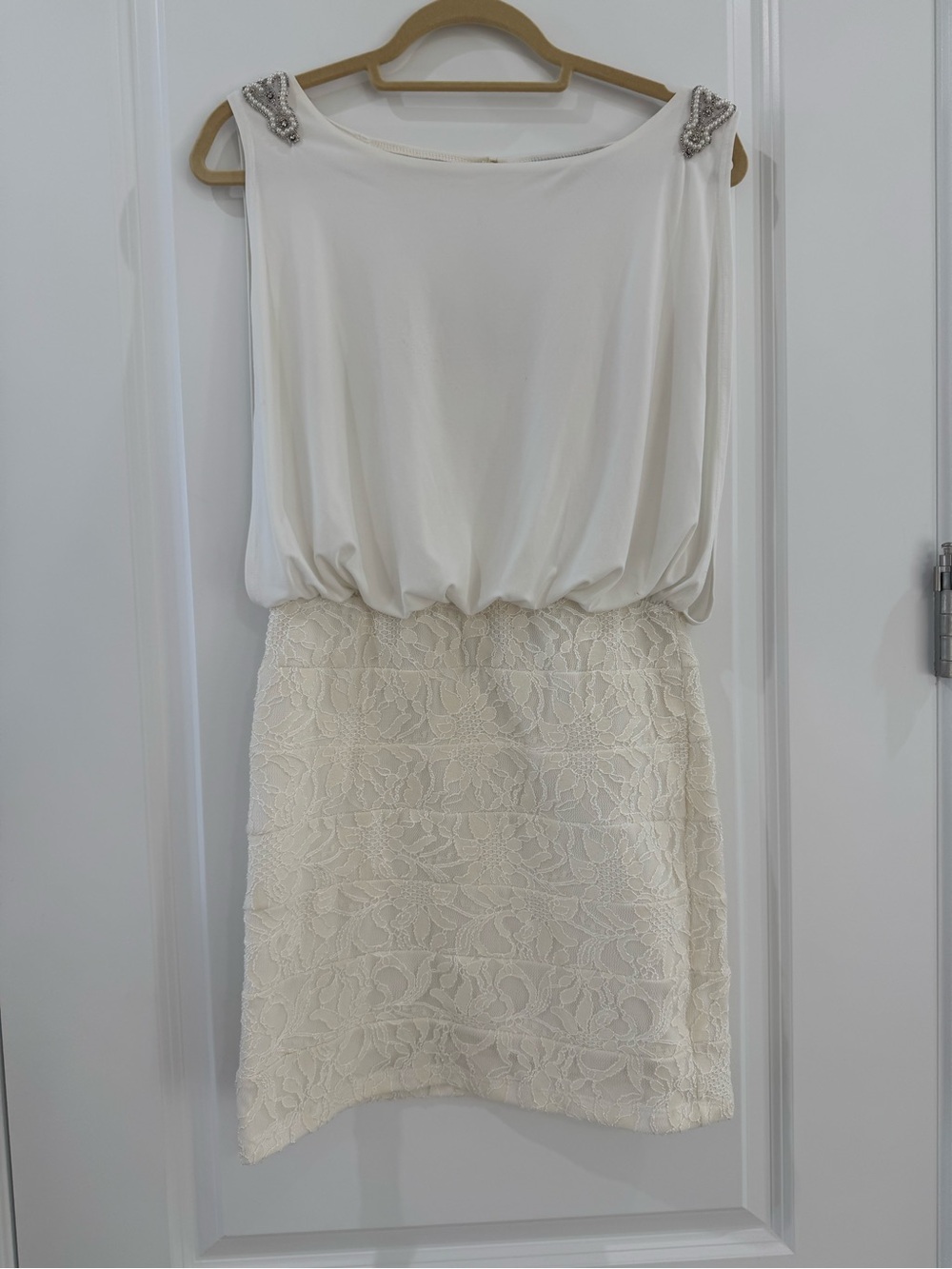 Embellished mini dress